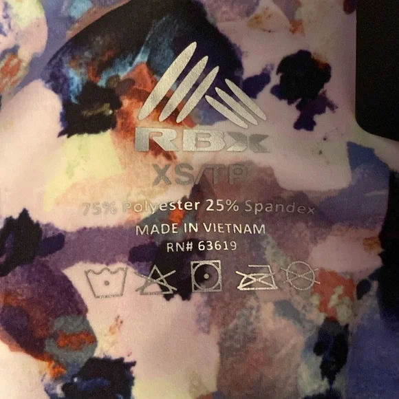 NWT RBX XS workout leggings ankle length - Picture 2 of 7